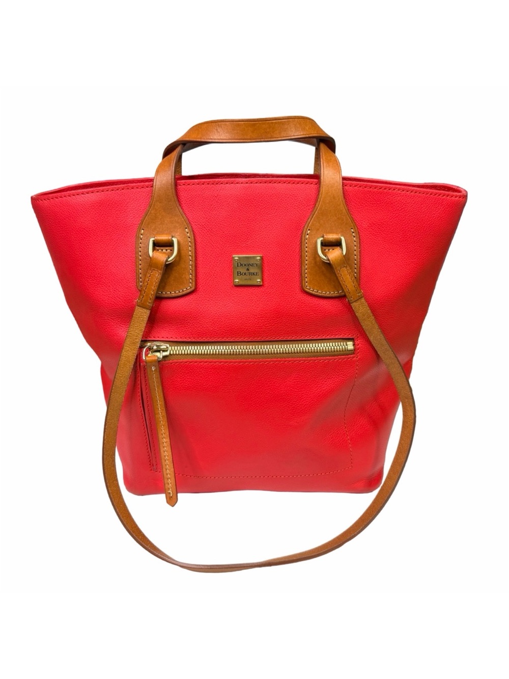 Dooney & Bourke Raleigh Tara Shopper Tote - 12” x 10” x 6” - Red
